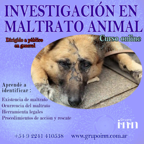 Investigación en maltrato animal